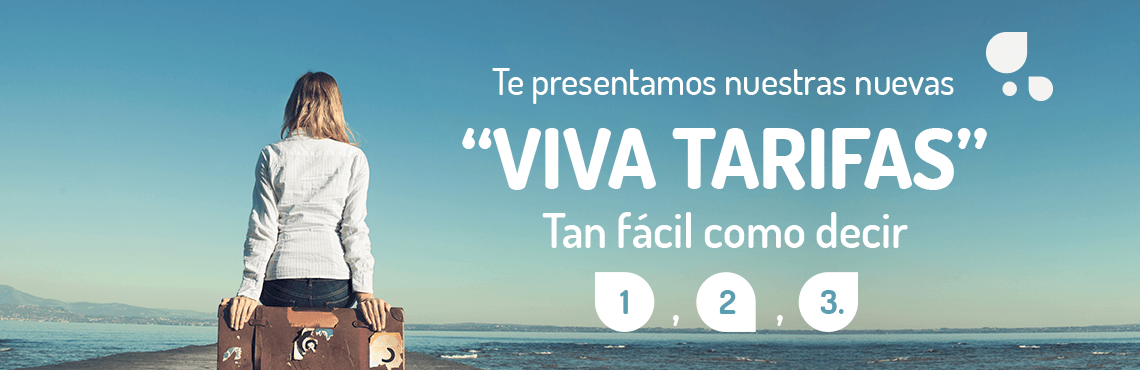 Te presentamos nuestras nuevas viva tarifas. Tan fácil como decir 1,2,3